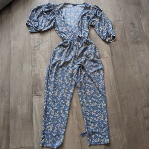 1. State Floral Jumpsuit Large